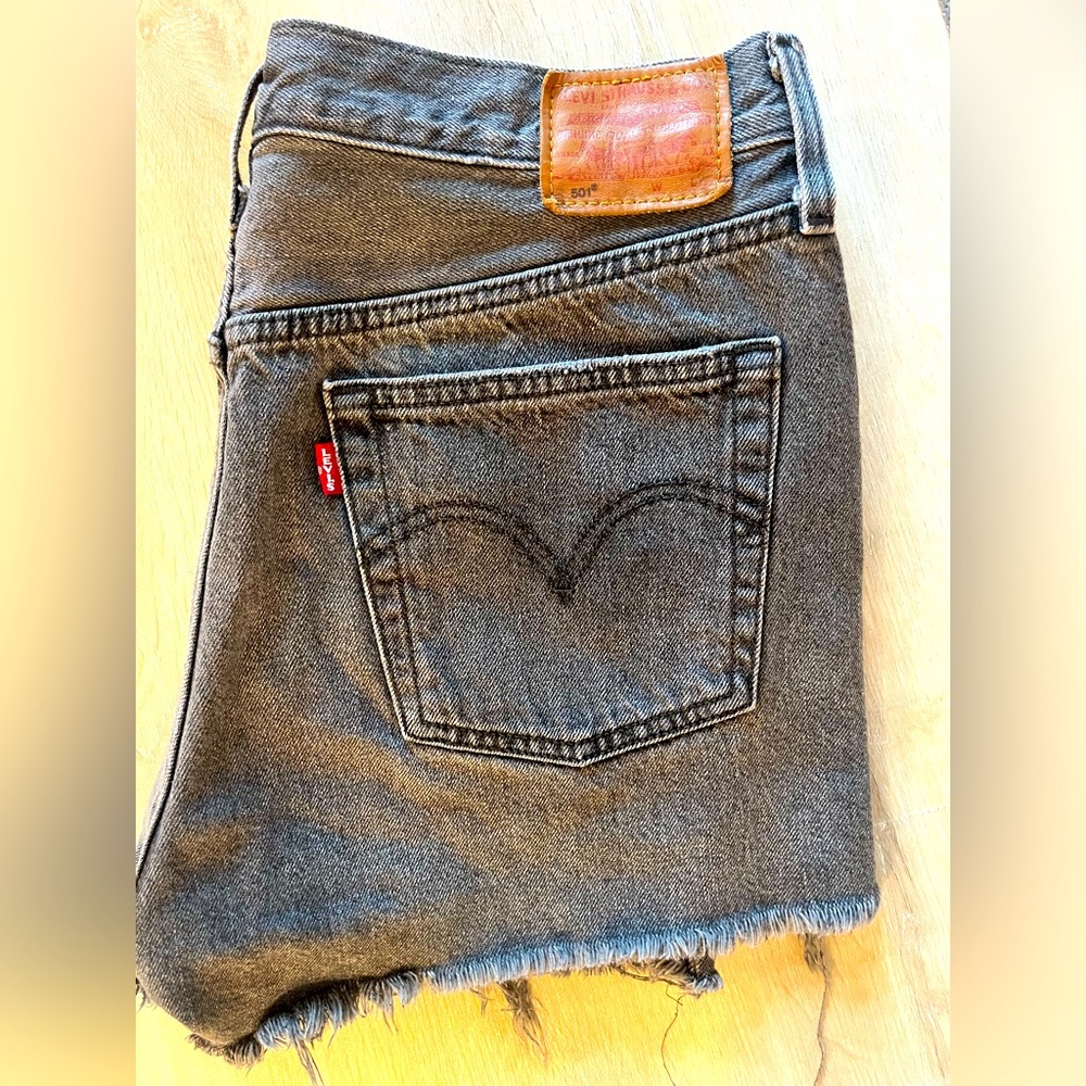 Levi’s 501 Black Jean Shorts
